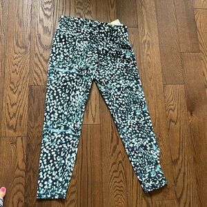 Old navy high rise balance leggings go dry 7/8 ankle size large